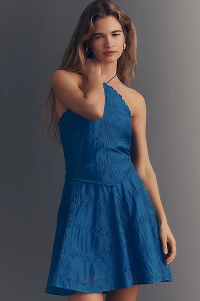 Greylin Callie Halter Mini Dress