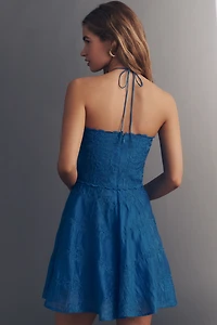 Greylin Callie Halter Mini Dress