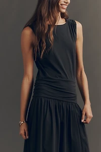 Nation Los Angeles Cotton Cleo Midi Dress