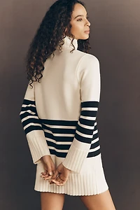 Line & Dot Abby Mock-Neck Sweater