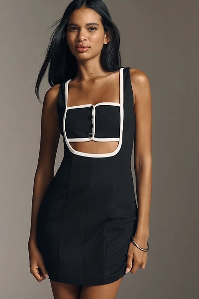 Sunday Brooklyn Layered Cutout Mini Dress