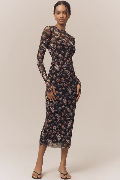 AFRM Ashland Slim Midi Dress