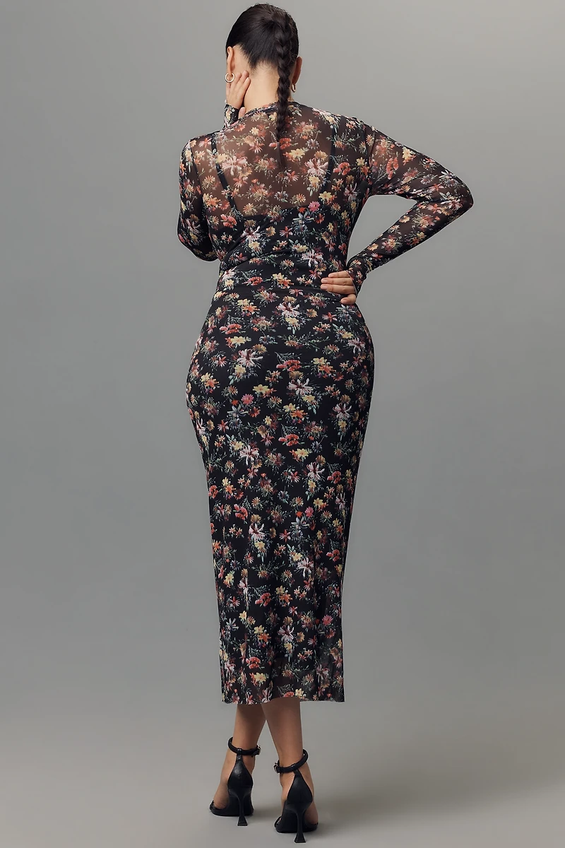 AFRM Ashland Slim Midi Dress