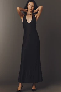 AFRM Danika Halter Mesh Maxi Dress