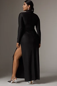 AFRM Mazie Plus Studded Maxi Dress