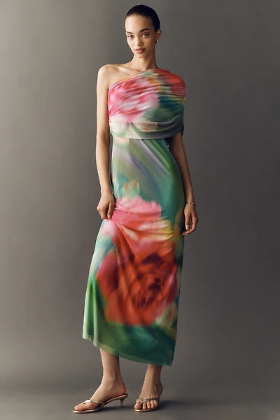 AFRM Mirabel One-Shoulder Maxi Dress