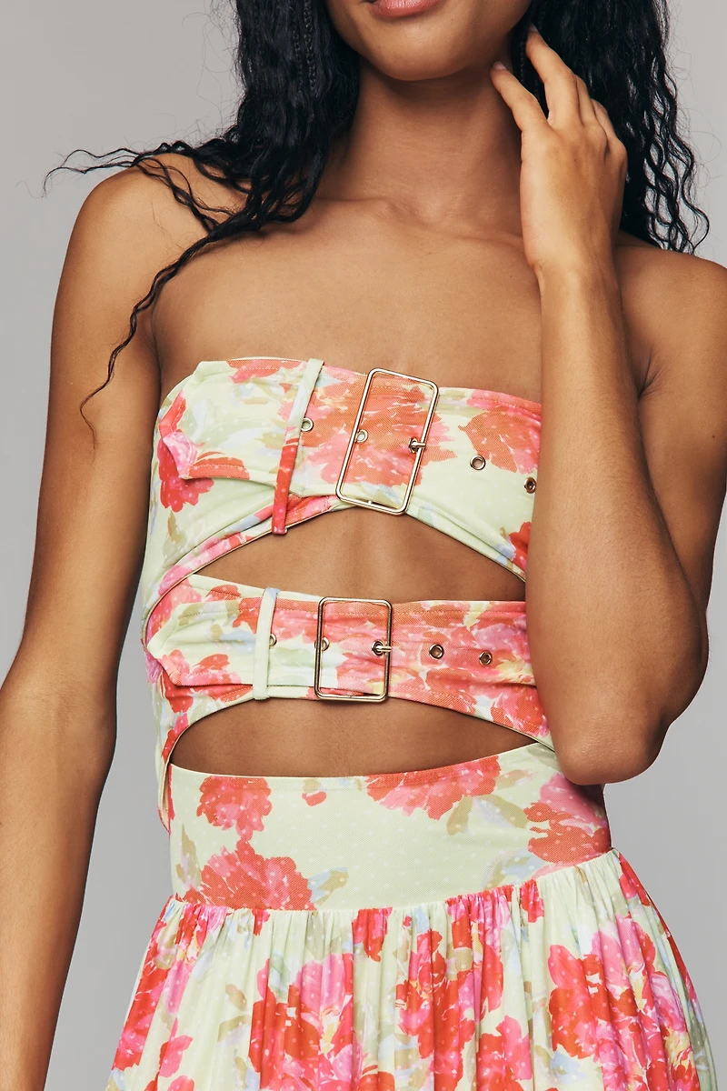 AFRM Khalid Strapless Maxi Dress