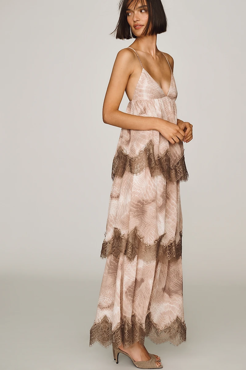 AFRM Murray Tiered Maxi Dress