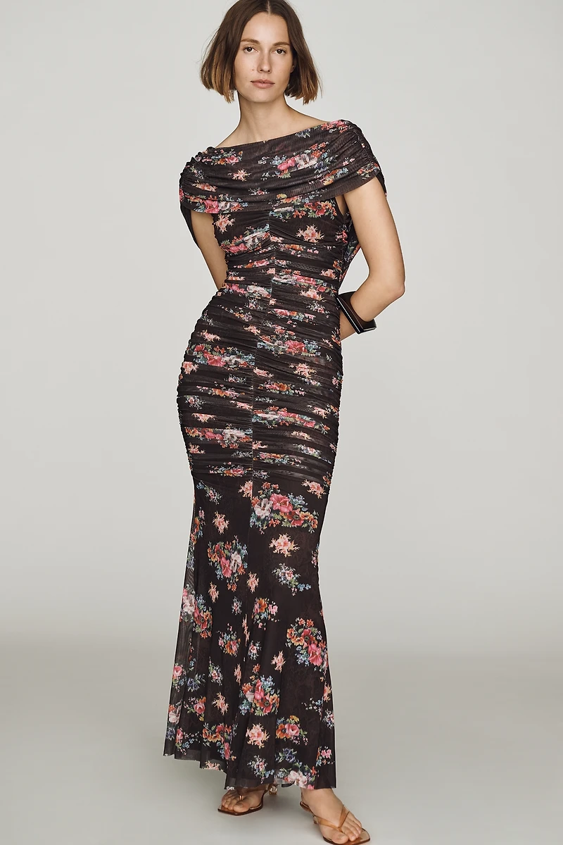 AFRM Celine Cap Sleeve Maxi Dress