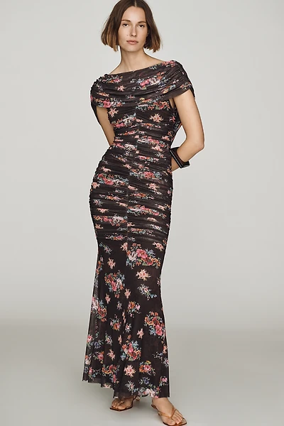 AFRM Celine Cap Sleeve Maxi Dress