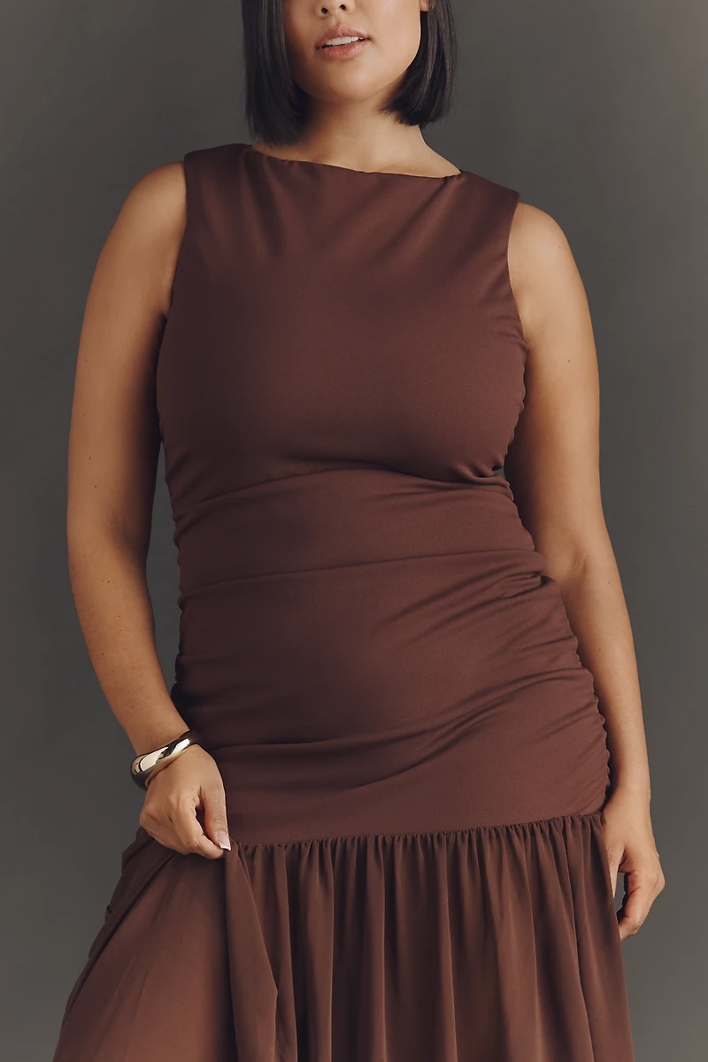 Show Me Your Mumu Aria Plus Strapless Maxi Dress