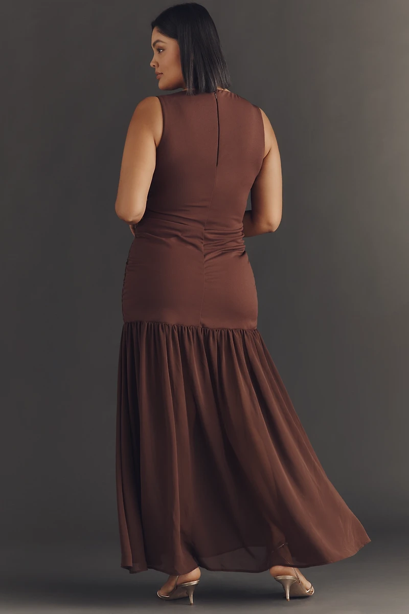 Show Me Your Mumu Aria Plus Strapless Maxi Dress