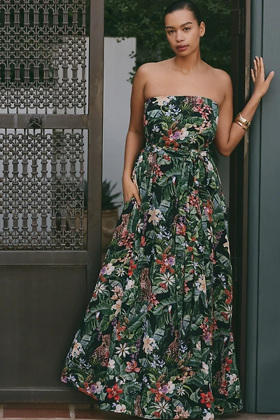 Show Me Your Mumu Tinsley Plus Strapless Maxi Dress