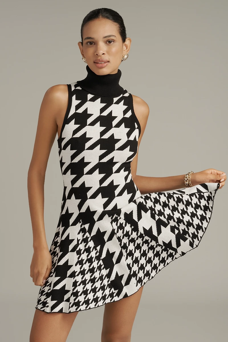 Rachel Antonoff Gillian Sleeveless Turtleneck Mini Dress