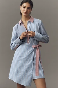 Rachel Antonoff Claud Asymmetric Wrap Mini Dress