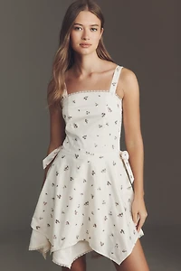 We Wore What Sleeveless Mini Apron Dress