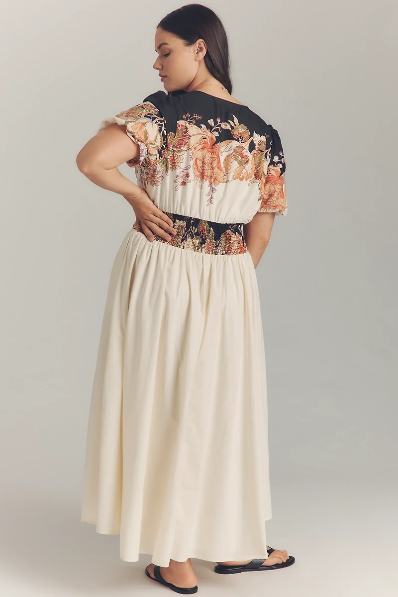 The @heynasreen Katerina Button-Front Dress