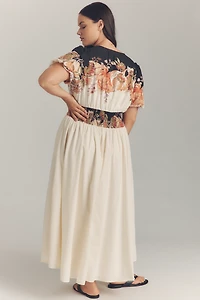 The @heynasreen Katerina Button-Front Dress