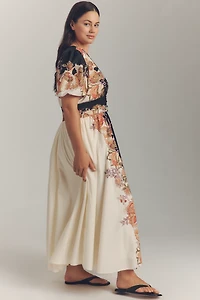 The @heynasreen Katerina Button-Front Dress