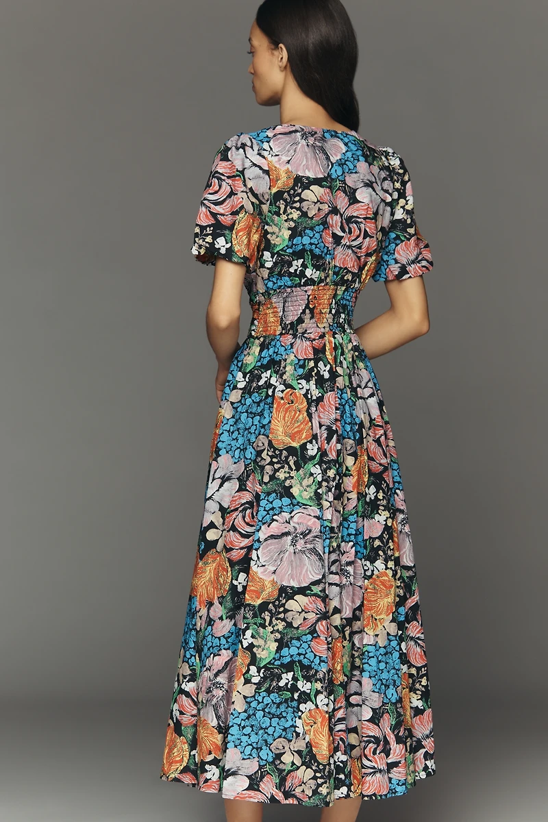 The Katerina Button-Front Midi Dress