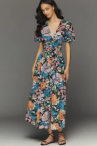 The Katerina Button-Front Midi Dress