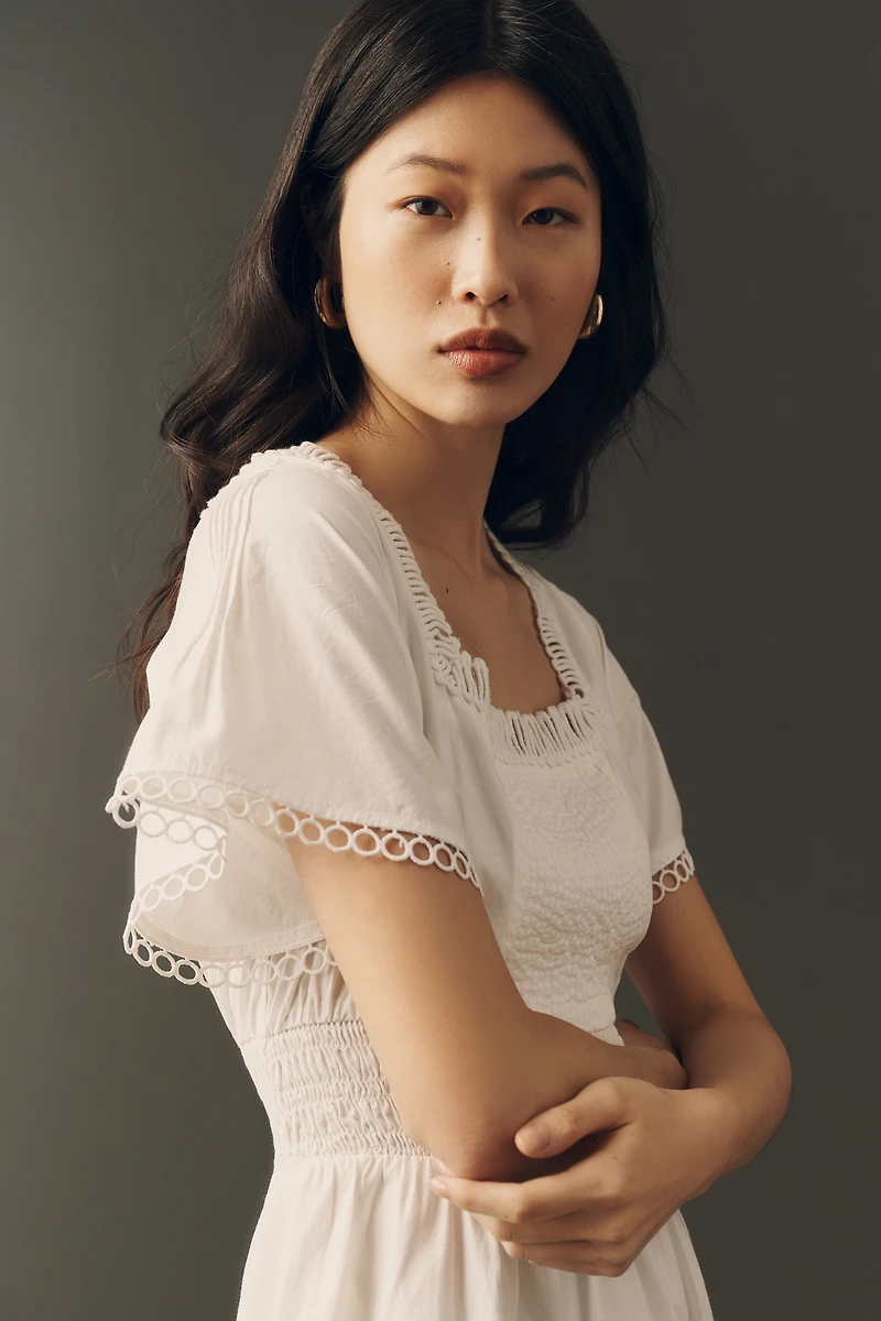 The Somerset Square-Neck Mini Dress