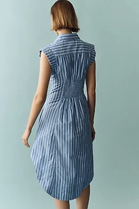Pilcro Sleeveless Wrap Shirt Dress