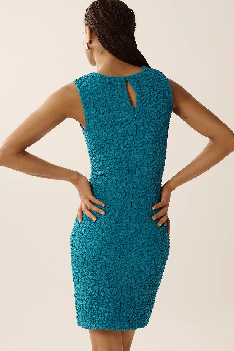 By Anthropologie Textured Mini Shift Dress