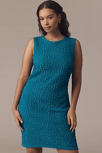 By Anthropologie Textured Mini Shift Dress