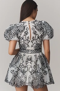 Maeve Puff-Sleeve Mini Dress