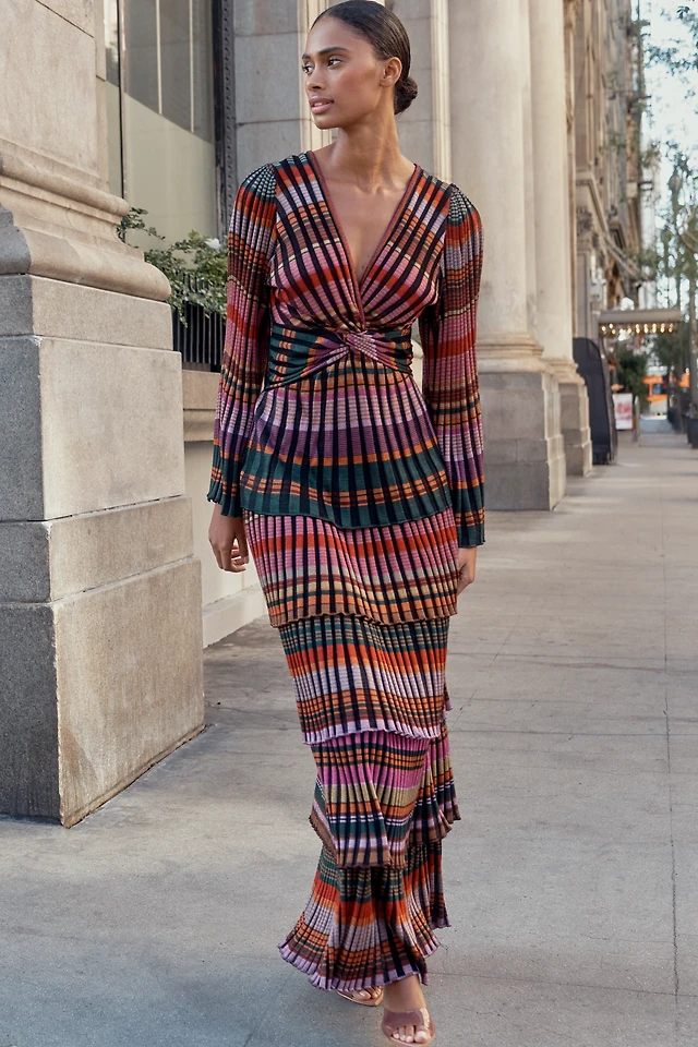 red cut out maxi dress Red Off Shoulder O-Ring Cut Out Long Sleeves Slit Maxi Dress Small