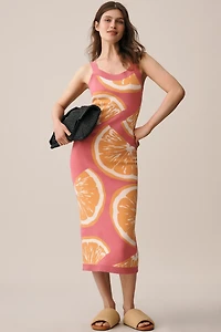 Maeve Sleeveless Icon Slim Sweater Midi Dress