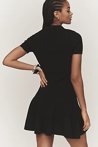 Maeve Short-Sleeve Polo Mini Dress