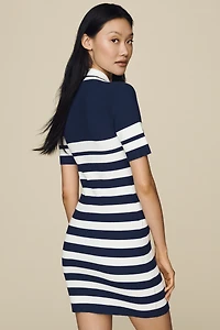 Maeve Collared Mini Sweater Dress