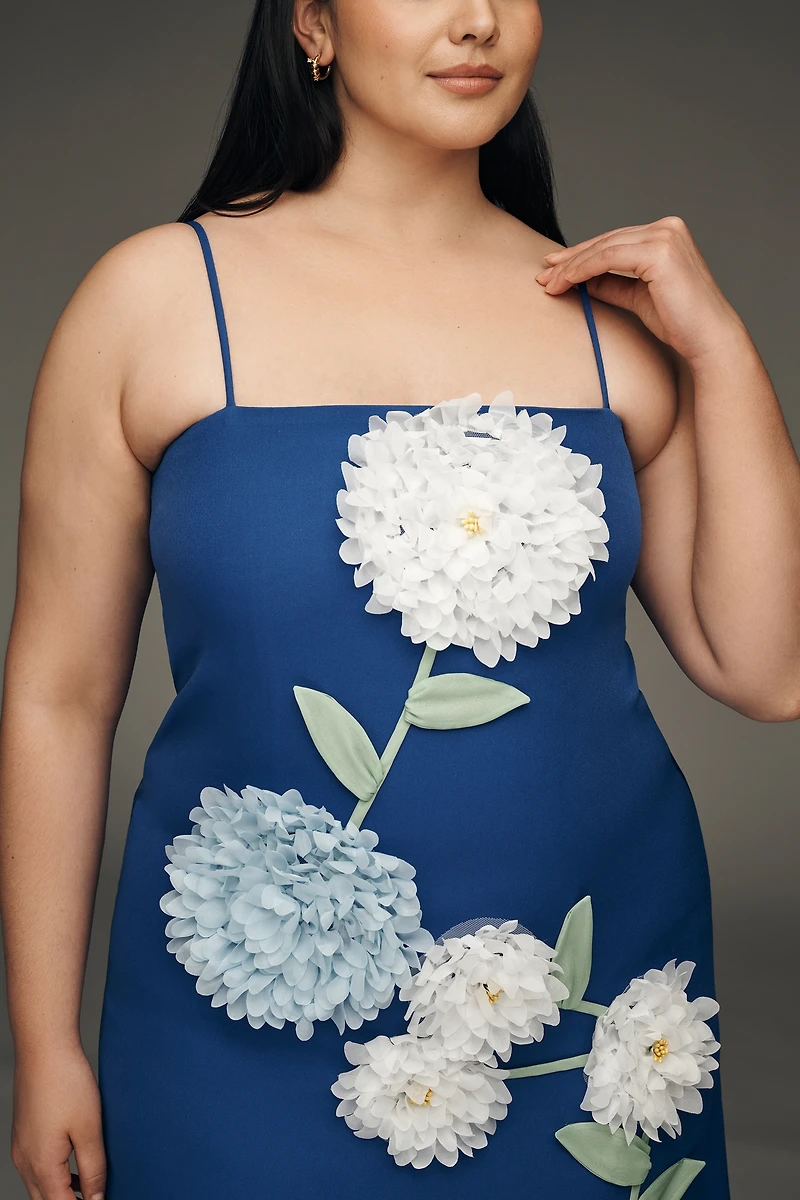 Elliatt Buttercup Floral Appliqué Maxi Dress