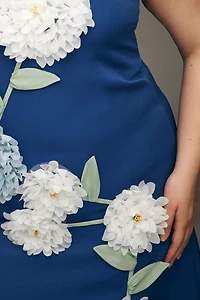 Elliatt Buttercup Floral Appliqué Maxi Dress