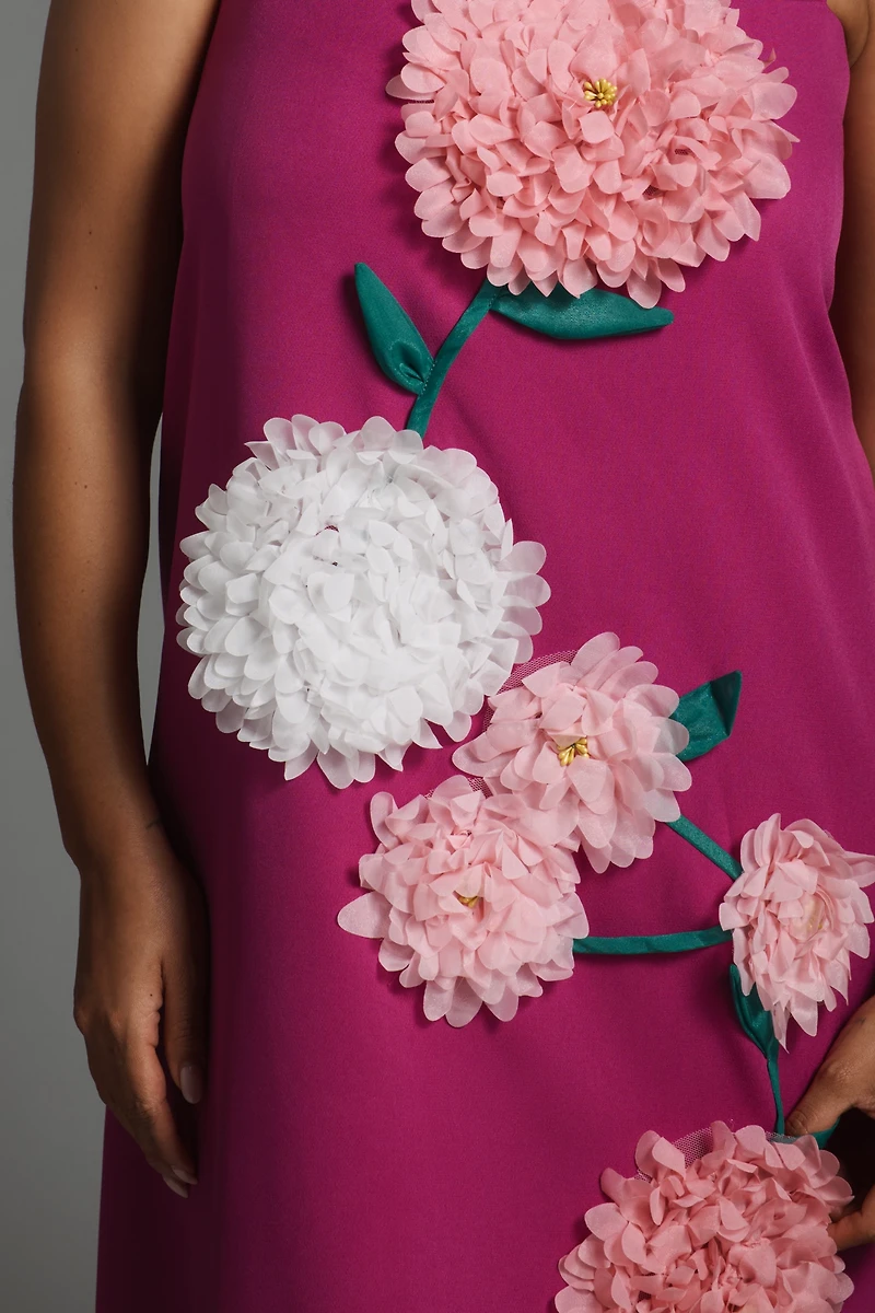 Elliatt Buttercup Floral Appliqué Maxi Dress