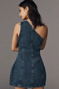 Curaae by Elliatt Adalynn One-Shoulder Denim Mini Dress