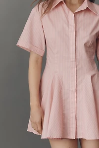 Elliatt Rosalie Short-Sleeve Mini Shirt Dress