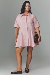 Elliatt Rosalie Short-Sleeve Mini Shirt Dress