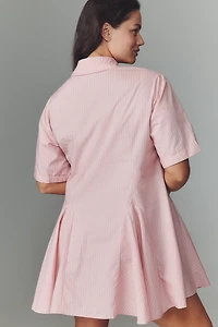Elliatt Rosalie Short-Sleeve Mini Shirt Dress
