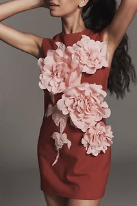 Elliatt Zahara Sleeveless 3D Floral Mini Dress