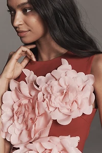 Elliatt Zahara Sleeveless 3D Floral Mini Dress