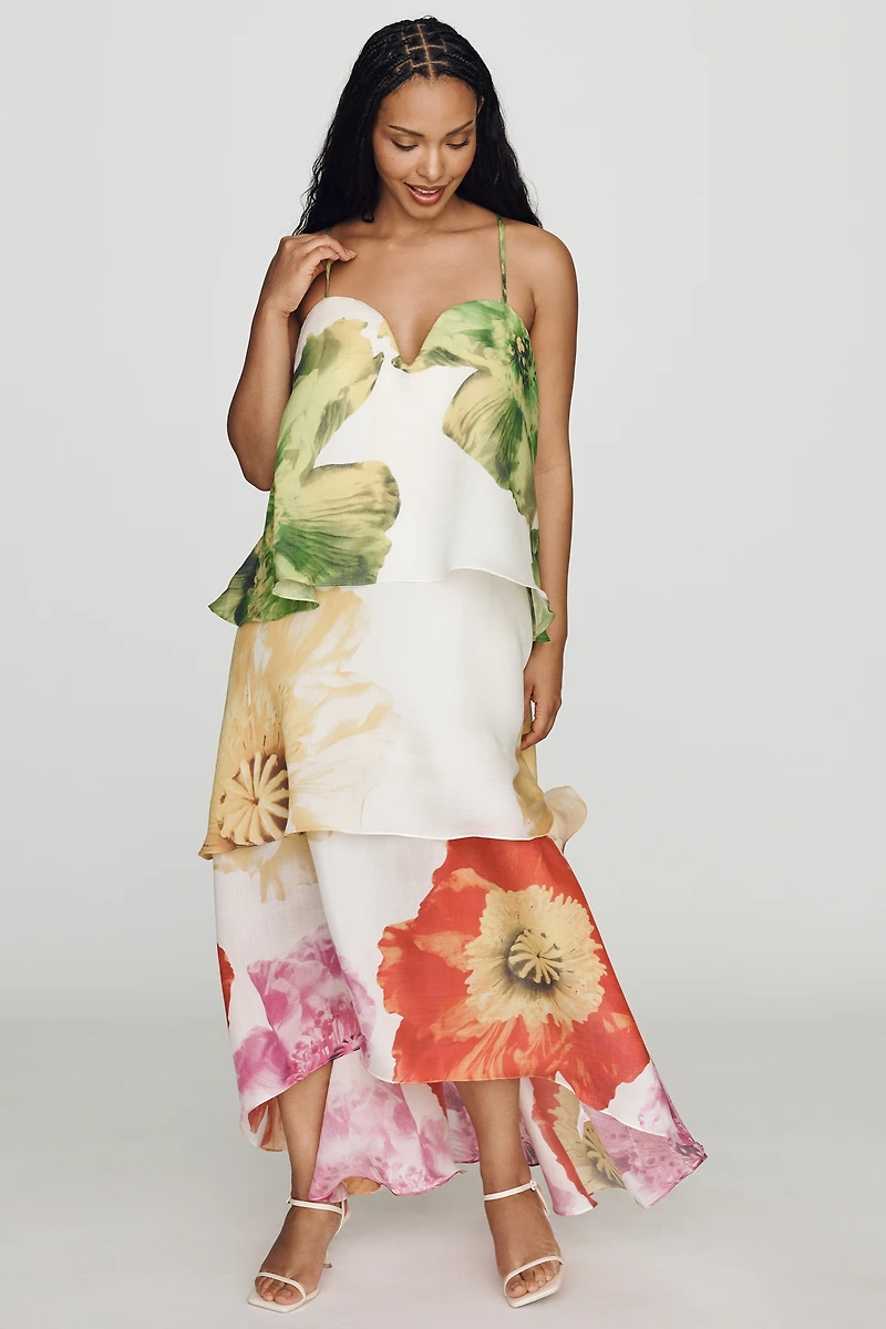 Elliatt Plus Lilia Tiered Midi Dress