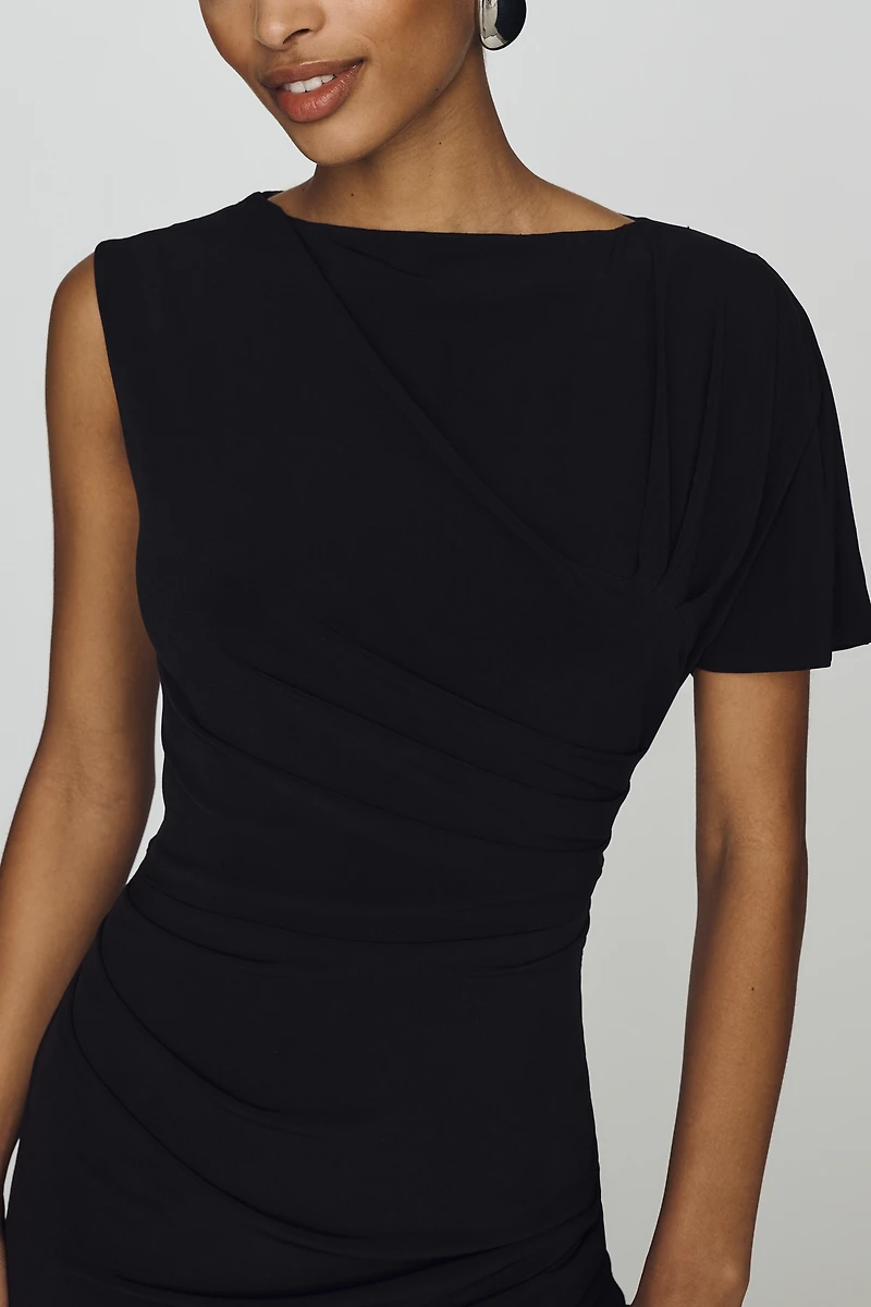 Elliatt Bria Boat-Neck Maxi Dress