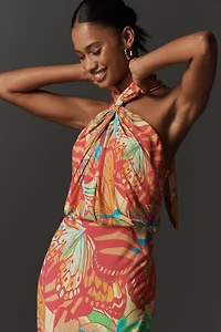 Bl-nk Elainne Halter Midi Dress