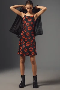 Conditions Apply Elouise Cowl-Neck Skinny Strap Mini Dress