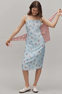 Conditions Apply Catheren Square-Neck Maxi Dress