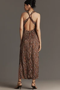 Conditions Apply Anny Sleeveless Cowl-Neck Maxi Dress