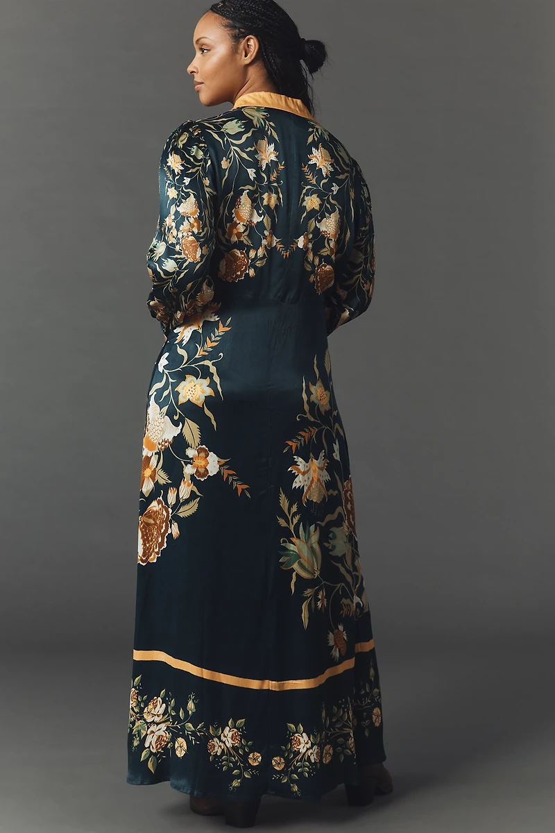 Bl-nk Printed Buttondown Shirt Dress